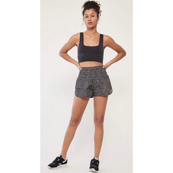 Free People Pants - Free People FP Movement Way Home Leopard Shorts Size Small